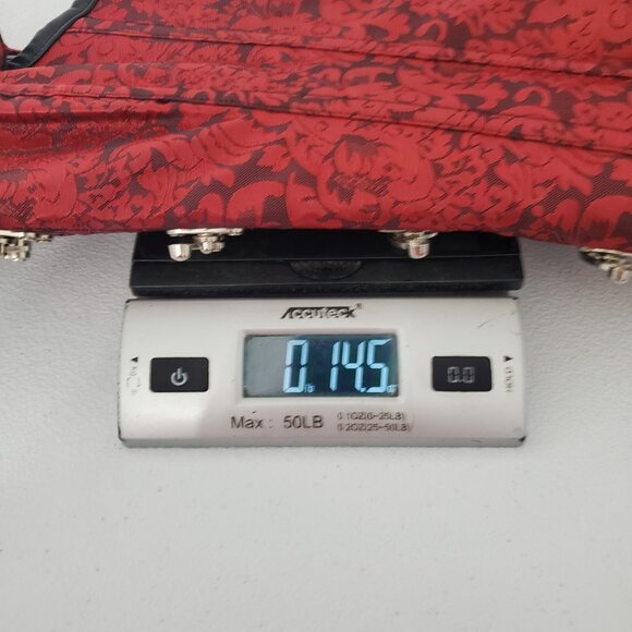 Undbranded Womens Red Toggle Lace Up Corset Size M Steampunk Dark Goth Vampire - Picture 9 of 9